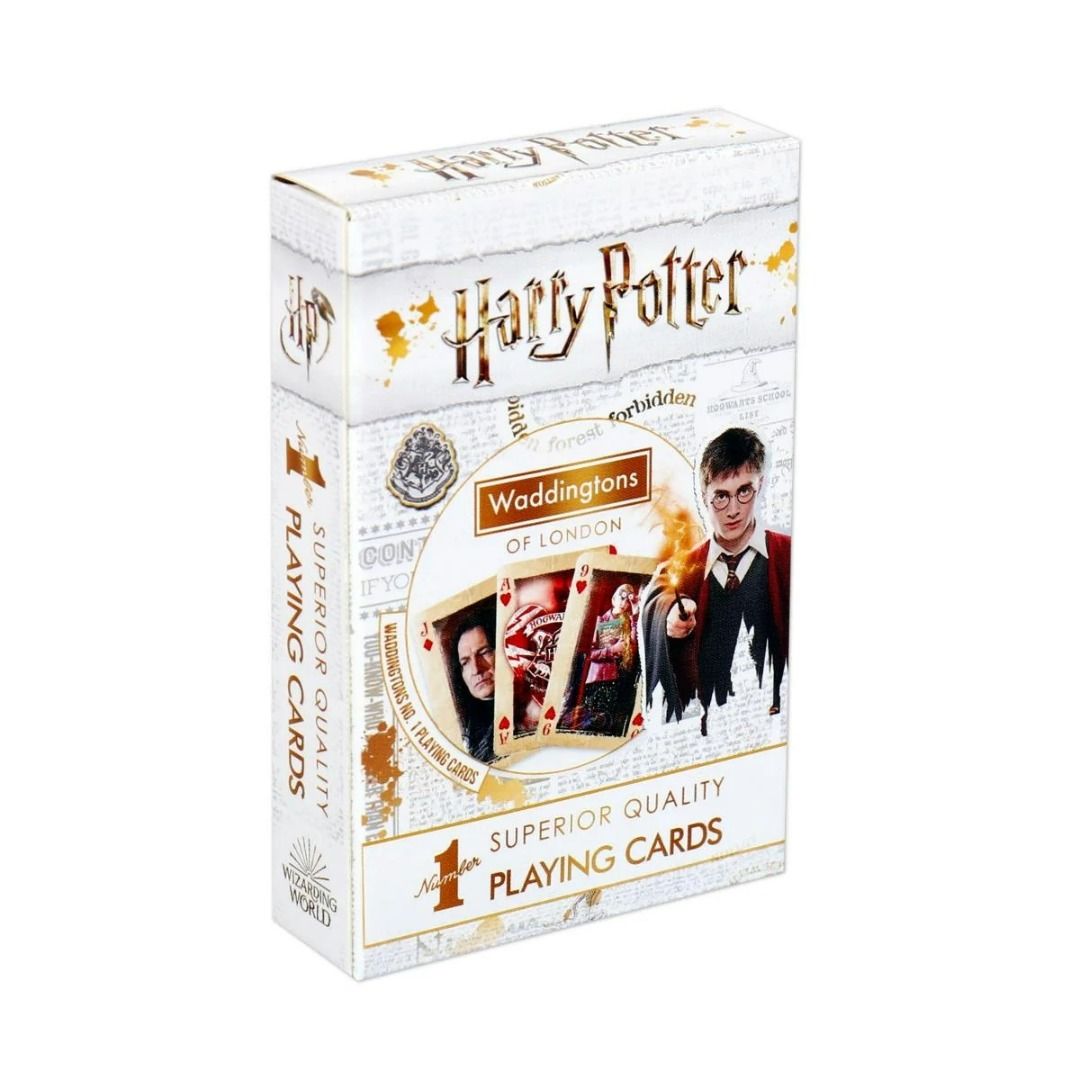 Harry Potter Waddingtons Number 1 Playing Cards | Waddingtons of London (Category: Board Games & Puzzles) located in Taguig. Submitted by realmshop (Listing ID 1459972805, Image 1). Description: This brand new pack of Waddingtons Number 1 playing cards features Harry Potter and all his friends from Hogwarts, including Ron, Hermione, Ginny and Neville. Key Features: Harry Potter fans can now play with this brand new bespoke Waddingtons Number 1 pl