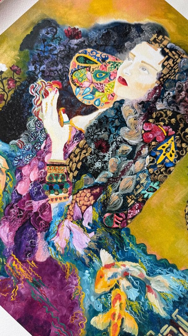 HEART EVANGELISTA’S ARTWORK (Category: Art & Prints) located in Makati City. Submitted by tonyalavaro (Listing ID 1460005184, Image 3). Description: ✨ For Sale — Original Artwork by Heart Evangelista A captivating and richly detailed artwork attributed to Heart Evangelista, showcasing her distinctive love for color, fashion, feminine beauty, and intricate decorative elements..