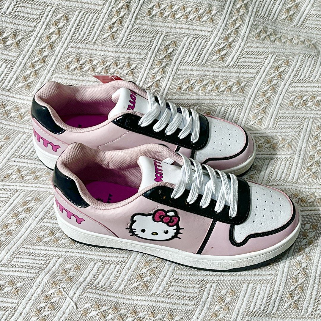 Hello Kitty Sneakers (Never been used) (Category: Sneakers) located in Rizal. Submitted by anywearandquaranthings (Listing ID 1459907837, Image 1). Description: Hello Kitty Sneaker with Tag Never Been Used Bought from US Size 7 RFS: bought 2 pairs Meet-up along San Mateo, Rizal Shipping Via Lalamove (SF shoulder by buyer) .