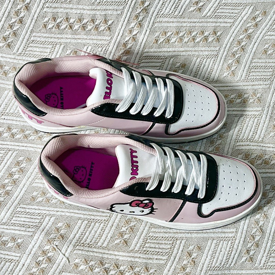 Hello Kitty Sneakers (Never been used) (Category: Sneakers) located in Rizal. Submitted by anywearandquaranthings (Listing ID 1459907837, Image 3). Description: Hello Kitty Sneaker with Tag Never Been Used Bought from US Size 7 RFS: bought 2 pairs Meet-up along San Mateo, Rizal Shipping Via Lalamove (SF shoulder by buyer) .