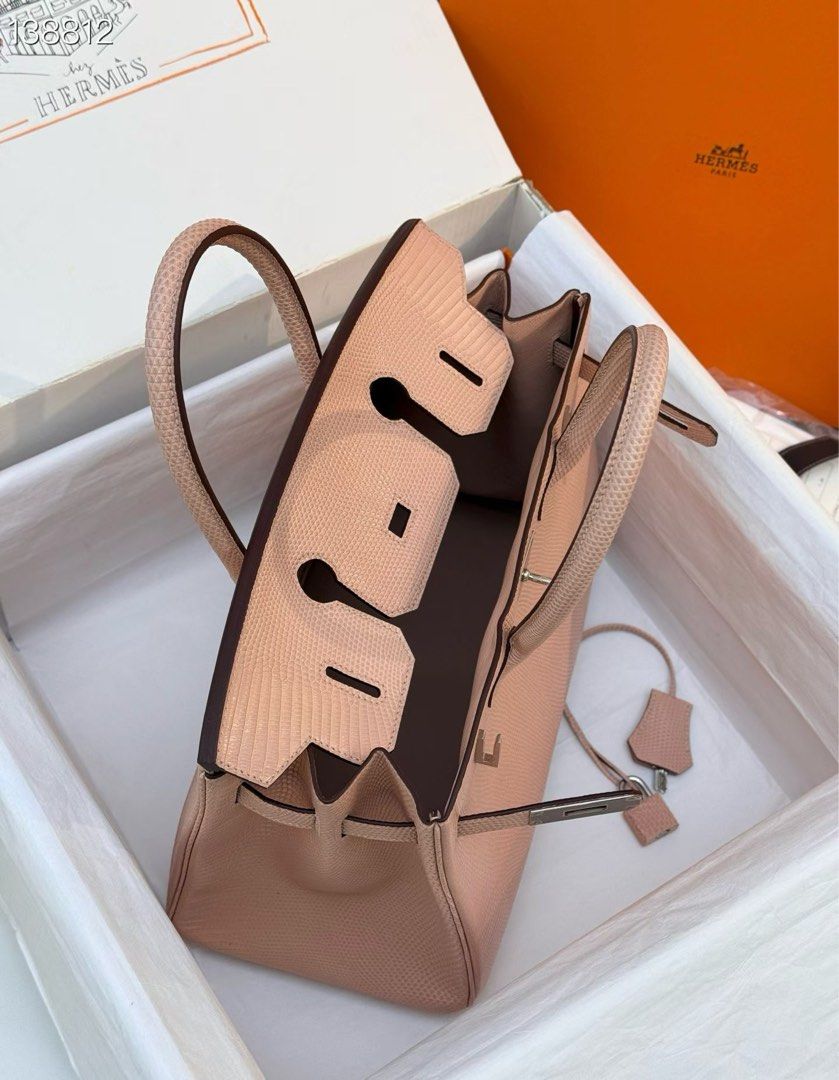 Hermes Birkin Lizard Pink with Palladium Hardware (Category: Announcements) located in Pasig City. Submitted by wmsbags_2 (Listing ID 1459975788, Image 3). Description: ‼️VIP HANDMADE ‼️ ✅Perfect workmanship ✅Fully hand stitched ✅Fully handmade ✅Fine stamp & Code ✅100% Hardware materials structured ✅Real Leather ✅Complete Inclusion with Box We Accept❗️ 📌Credit Card 📌Cash Payment 📌Gcash or Bank transfer.