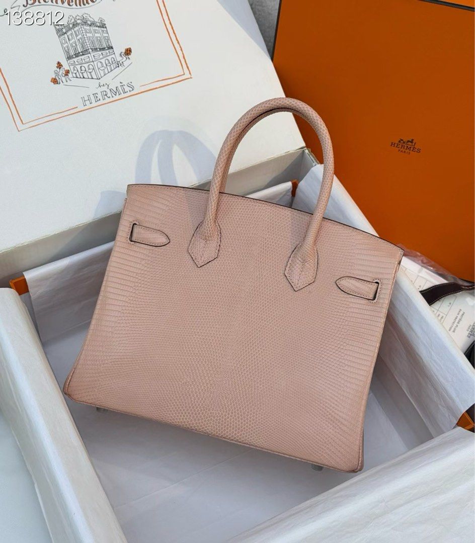 Hermes Birkin Lizard Pink with Palladium Hardware (Category: Announcements) located in Pasig City. Submitted by wmsbags_2 (Listing ID 1459975788, Image 2). Description: ‼️VIP HANDMADE ‼️ ✅Perfect workmanship ✅Fully hand stitched ✅Fully handmade ✅Fine stamp & Code ✅100% Hardware materials structured ✅Real Leather ✅Complete Inclusion with Box We Accept❗️ 📌Credit Card 📌Cash Payment 📌Gcash or Bank transfer.