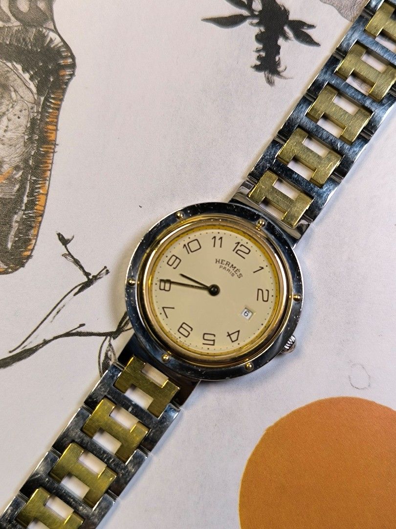 Hermes Clipper watch (Category: Women's Watches) located in Pasay City. Submitted by cassiuss (Listing ID 1460067193, Image 1). Description: 30mm Keeps accurate time Swiss movement Fits 6 inch wrist Normal signs of use Dial is clean.
