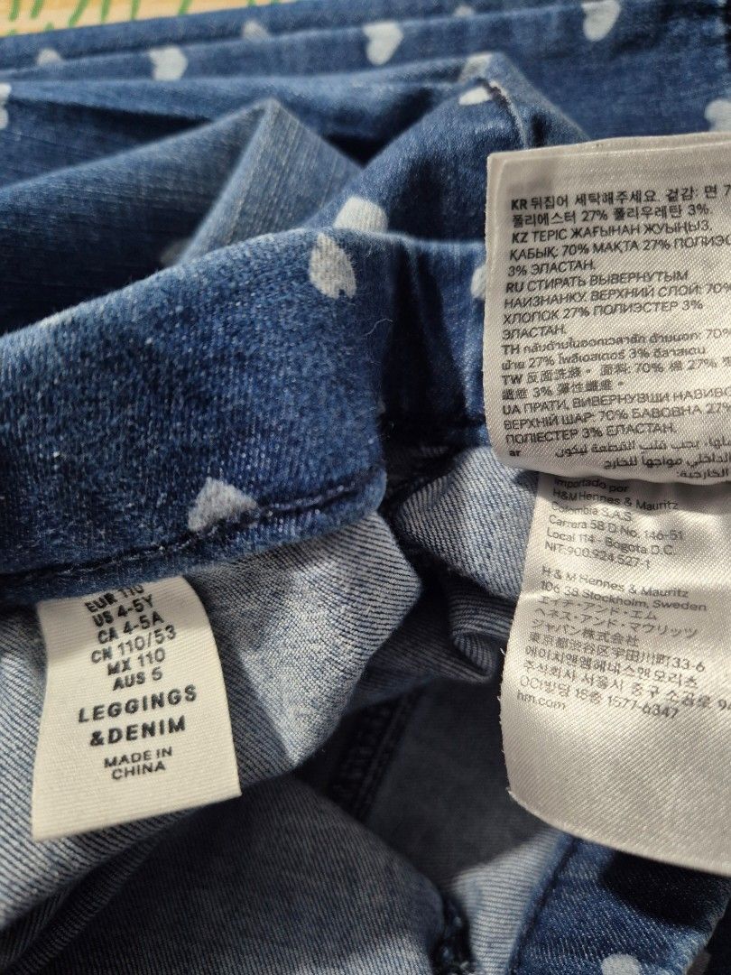 H&M JEGGINGS (4 TO 5yo) (Category: Babies & Kids Fashion) located in Baguio. Submitted by uniq_lyn (Listing ID 1459982717, Image 2). Description: .