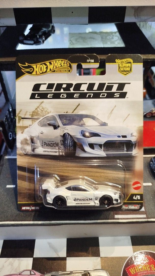 Hot Wheels Premium Circuit Legends Subaru BRZ (Category: Vehicle & Diecast Models) located in Manila. Submitted by jmjose00_ (Listing ID 1459907469, Image 1). Description: Hot Wheels Premium Circuit Legends Subaru BRZ. 450 Caloocan south location.