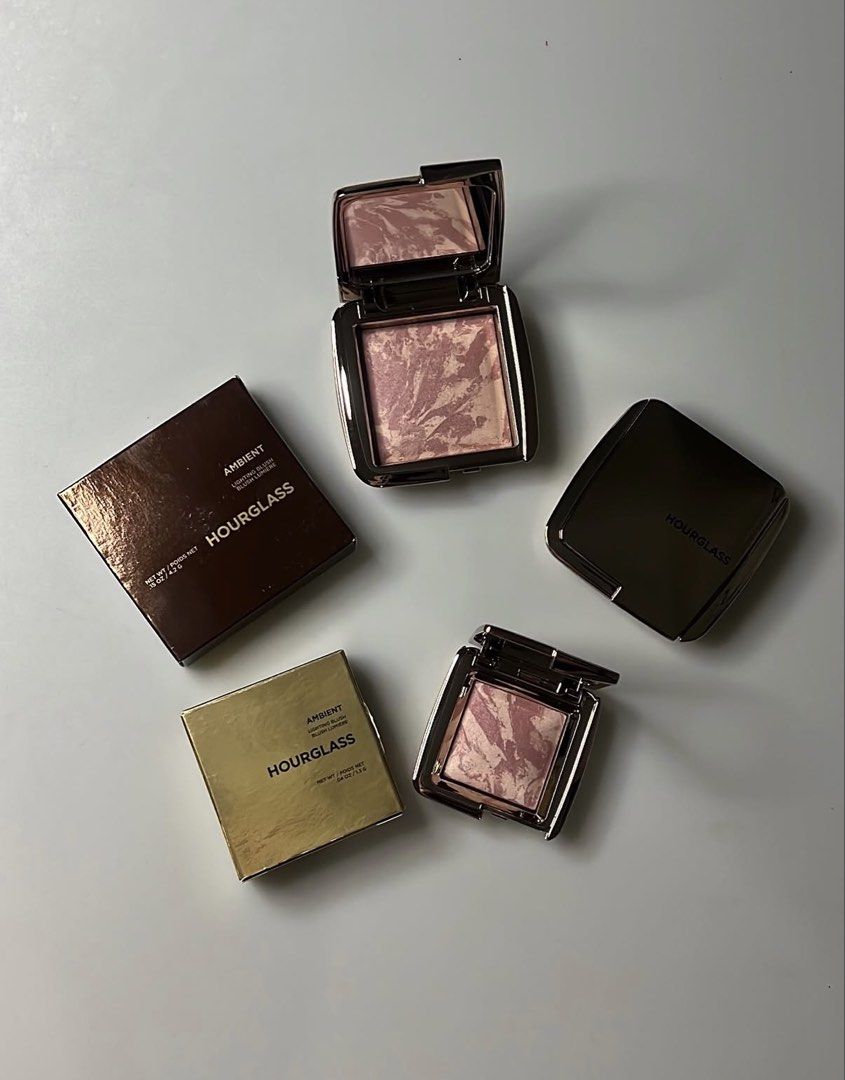 HOURGLASS Ambient Lighting Blush (Category: Makeup) located in Bulacan. Submitted by shopwithme_23 (Listing ID 1459908890, Image 1). Description: PRE-ORDER‼️ 1-2 weeks ETA from Korea 💯authentic (money back guaranteed if proven fake) •with box •with hourglass paper bag SHADE: Luminous Flush - Champagne Rose Diffused Heat - Vibrant Poppy Dim Infusion - Subdued Coral Ethereal Glow - Cool Pink Sublime Flush - Soft Pink Mood Exposure - Soft Plum ₱3,5