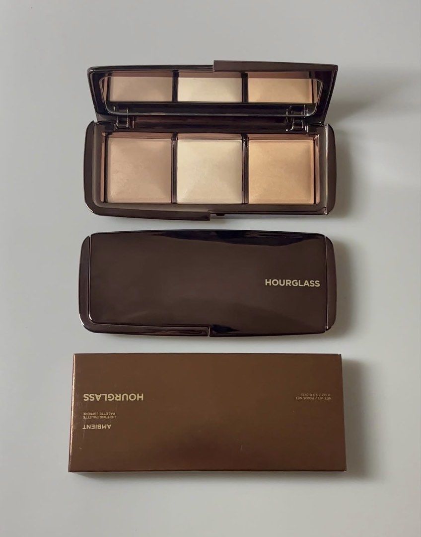 HOURGLASS Ambient Lighting Palette (Category: Makeup) located in Bulacan. Submitted by shopwithme_23 (Listing ID 1459909336, Image 1). Description: PRE-ORDER‼️ 1-2 weeks ETA from Korea 💯authentic (money back guaranteed if proven fake) •with box •with hourglass paper bag SHADE: Vol.1 Vol.2 ₱4,700 onlyyy!!! Retails for 5.6k +++.
