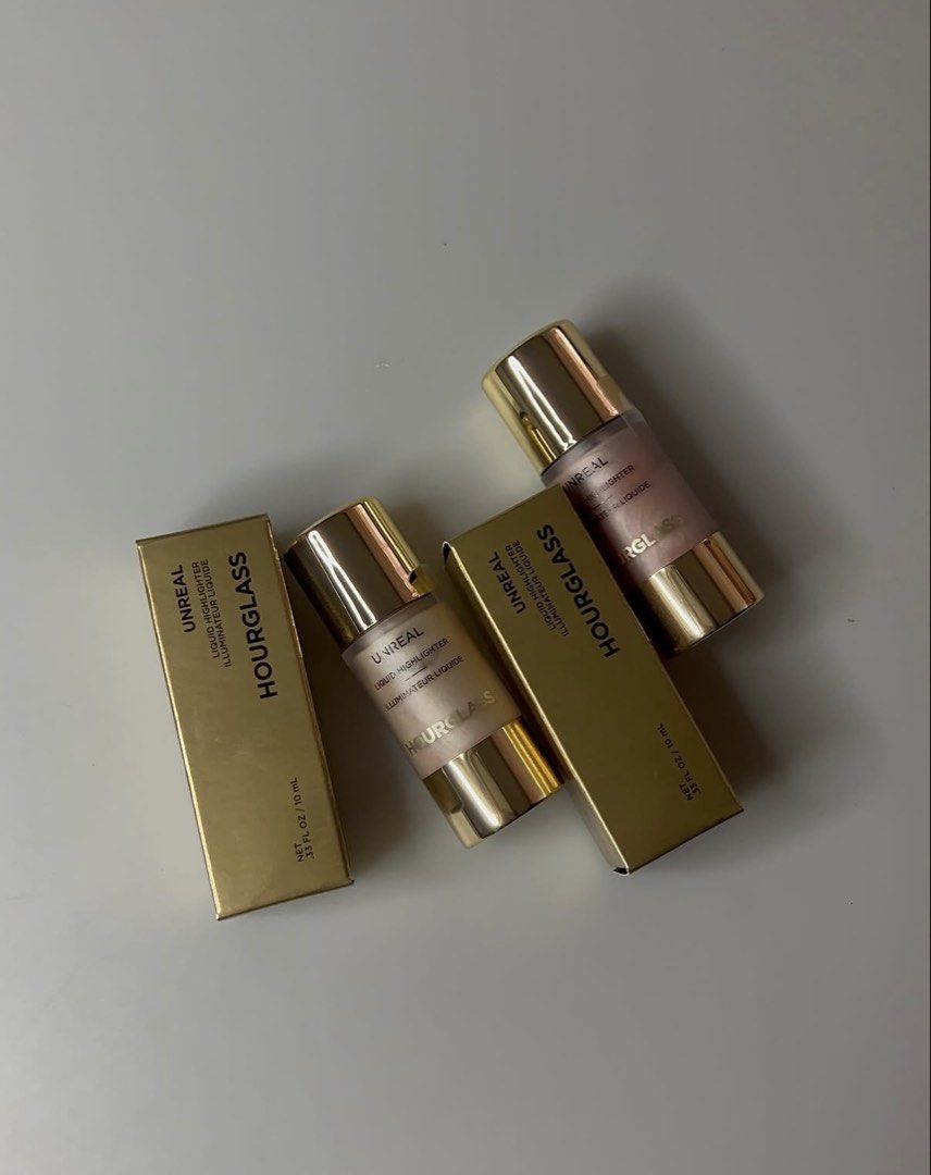 HOURGLASS Unreal Liquid Highlighter (Category: Makeup) located in Bulacan. Submitted by shopwithme_23 (Listing ID 1459908697, Image 2). Description: PRE-ORDER‼️ 1-2 weeks ETA from Korea 💯authentic (money back guaranteed if proven fake) •with box •with hourglass paper bag SHADE: Evoke Divine Infinite Mythic Dream ₱2,980 onlyyyy!!!.