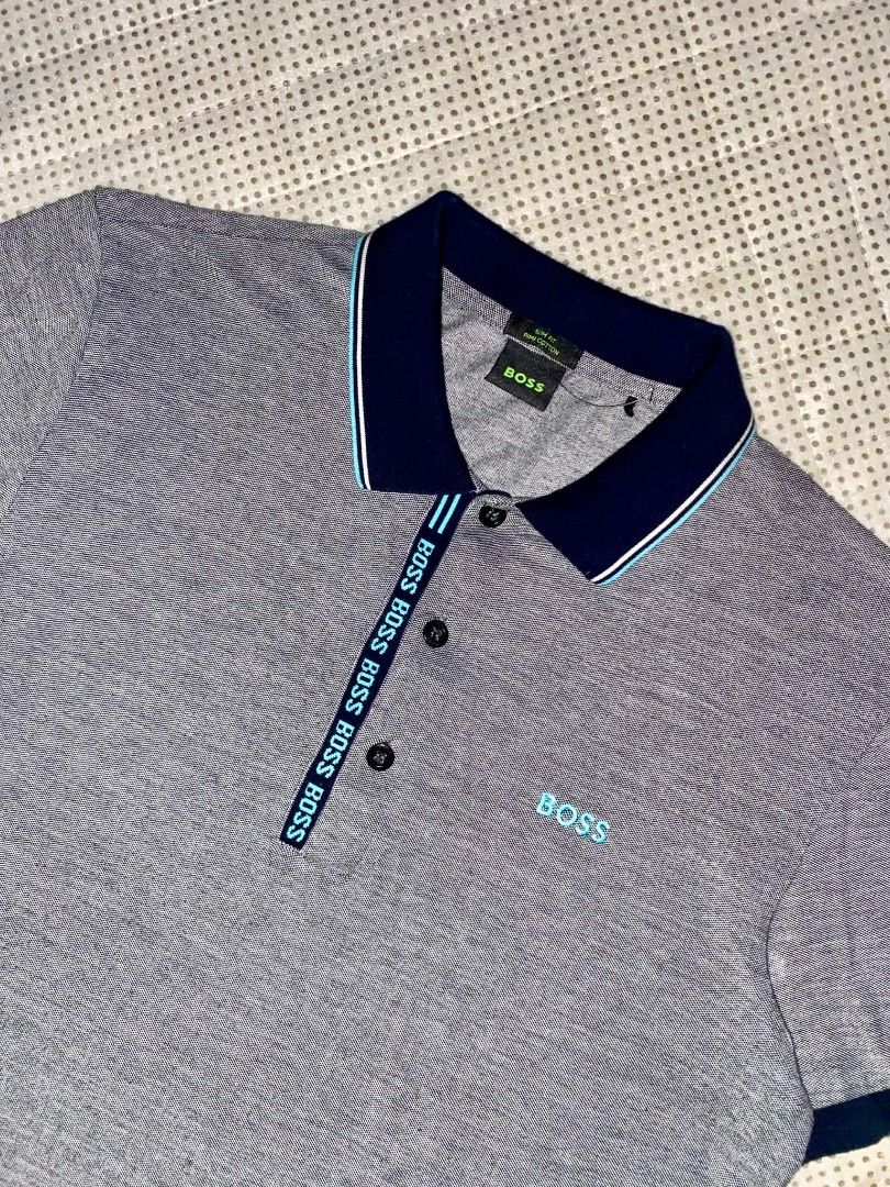 HUGO BOSS (Category: Tshirts & Polo Shirts ) located in Lucena. Submitted by southdeals4301 (Listing ID 1460055285, Image 3). Description: HUGO BOSS HEATHERED SLIM-FIT POLO SHIRT SIZE MEDIUM ACTUAL MEASUREMENTS LENGTH 25 WIDTH 20.5 EXCELLENT CONDITION 1,299 FREESHIPPING ‼️ MOP GCASH COURIER J&T LUCENA CITY LOCATION FEEL FREE TO VOUCH.