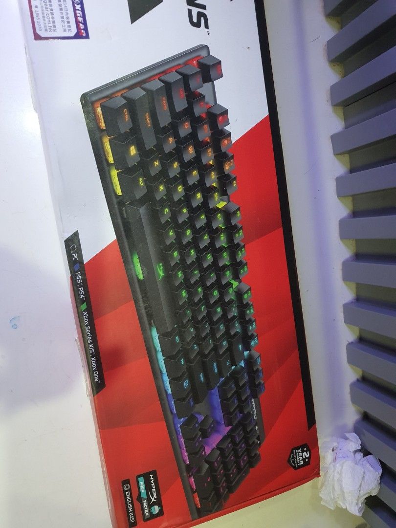 HyperX Hyper Alloy Origins Aqua Blue (Category: Computer Keyboard) located in Tarlac. Submitted by ziv_surplus (Listing ID 1460042081, Image 1). Description: .