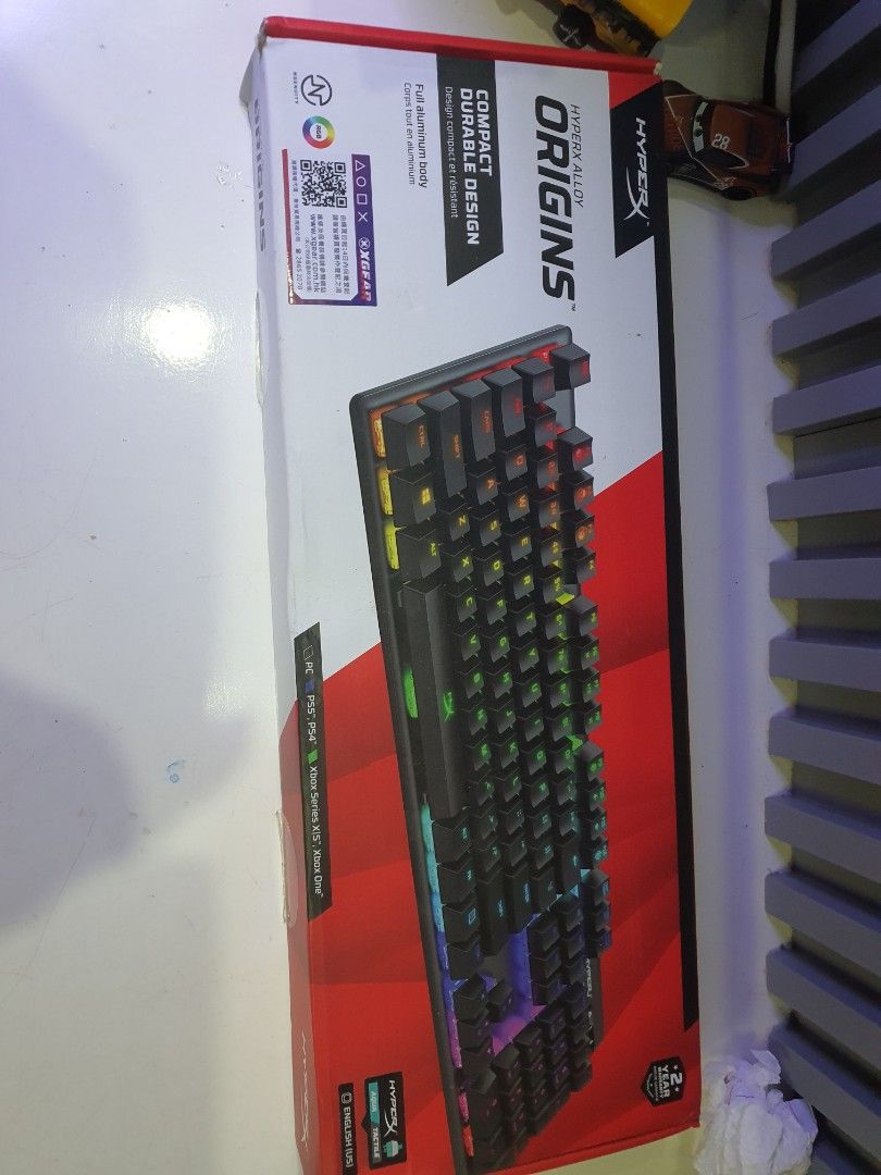 HyperX Hyper Alloy Origins Aqua Blue (Category: Computer Keyboard) located in Tarlac. Submitted by ziv_surplus (Listing ID 1460042081, Image 2). Description: .