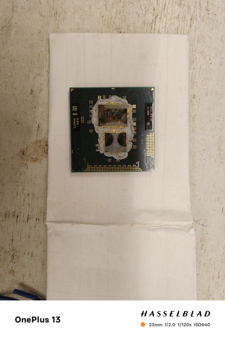 i3-380m Laptop Processor (Category: Computer Parts) located in Quezon City. Submitted by ileyxd (Listing ID 1460085569, Image 1). Description: Baka may naghahanap pa sa inyo ng ganito 🤣 Binaklas don sa dati kong laptop kase pinalitan ng i5-540m. Pero working naman sya bago palitan, nag upgrade kumbaga 🤣 Wala na din pan test, so buy it at your own risk Pwede meetup or thru lalamove, accepting gcash and bank transfer payment also. Ty..
