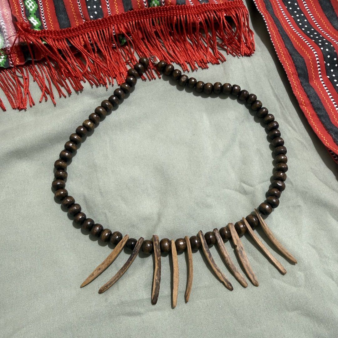 Igorot Costume 13-14Y (Category: Babies & Kids Fashion) located in Las Pinas. Submitted by mieshy (Listing ID 1459972150, Image 2). Description: Used once Vest, bahag and necklace Body vest 36in Vest length 19in Waist (bahag) 22-25in .