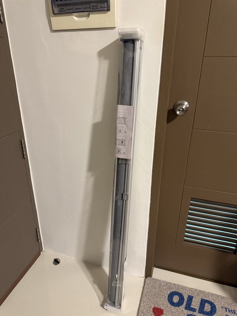IKEA TRETUR Roller Blind 120cm x 195cm (Category: Home Improvement Tools & Accessories) located in Manila. Submitted by sushibakeeee (Listing ID 1460069493, Image 2). Description: - IKEA TRETUR Roller Blind - Color: Grey - Dimensions: 120cm (width) x 195cm (length) Issue: no bracket Bought in IKEA AS-IS STORE.
