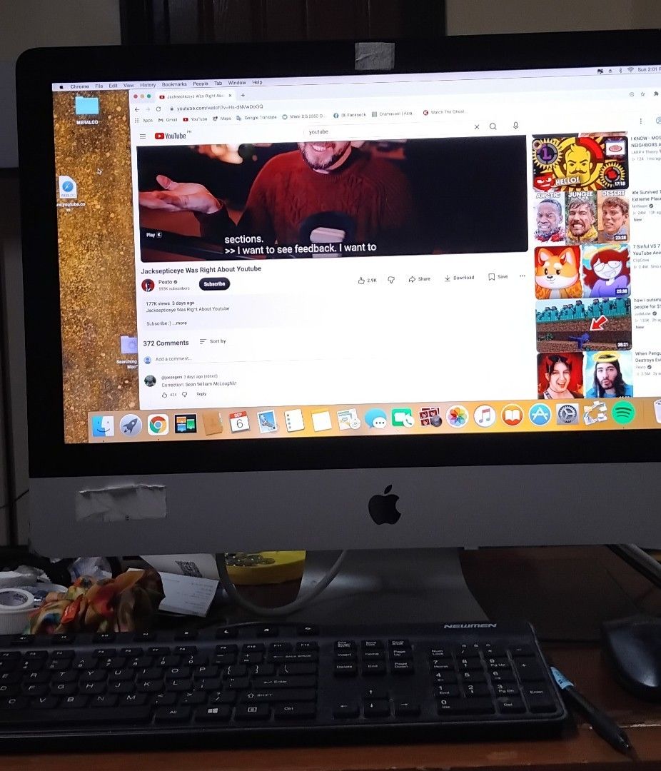 Imac 2013 21.5 inch (Category: Desktops) located in Manila. Submitted by sel1nan3k0 (Listing ID 1459967831, Image 3). Description: selling my imac 2013 no cracks, or screen damage. no more original keyboard and mouse. description: model: imac (21.5 inch late 2013) processor: 2.7 GHz QuadCore Intel Core i5 RAM: 8GB 1600MHz DDR3 Storage: 1 TB HDD (Sata Disk) graphics: Intel Iris Pro 1536 MB OS: OS × yosemite php 8000 loc: alabang gcash+sf dm to inq