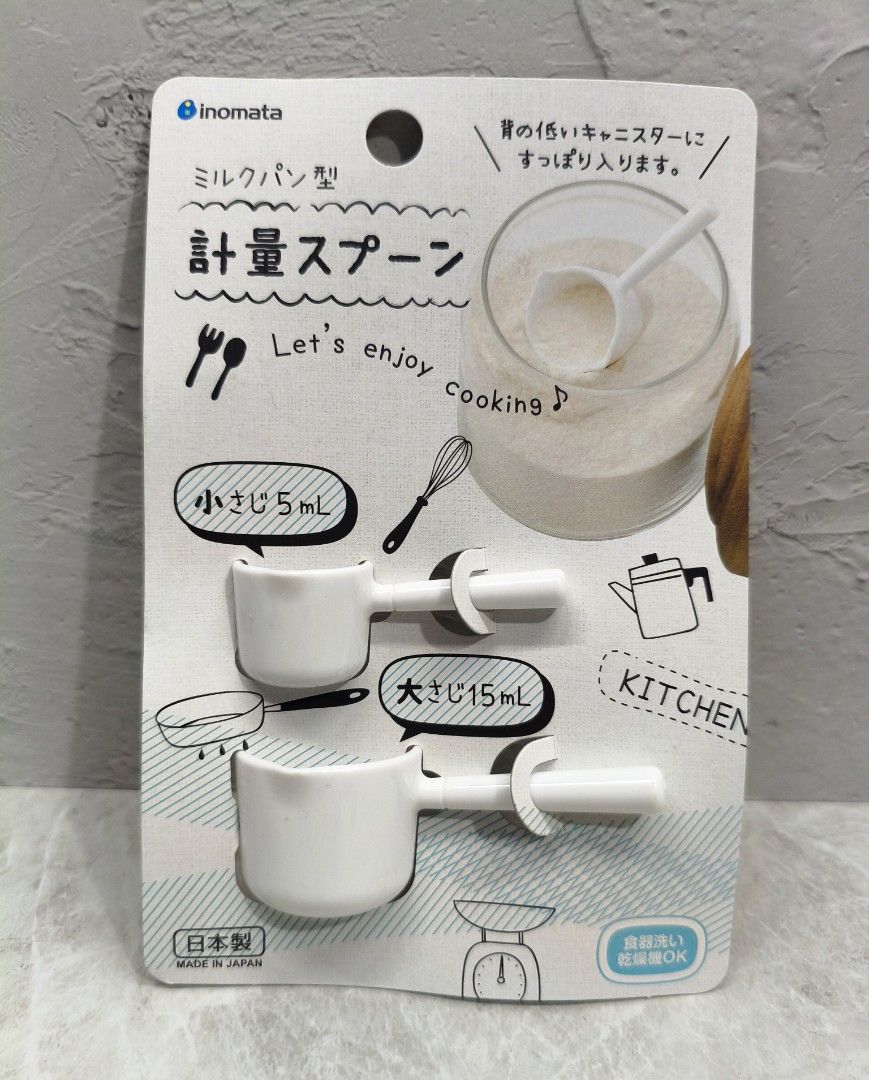 Inomata Measuring spoon Made in Japan (Category: Other Kitchenware & Tableware) located in Bacoor. Submitted by japanice_aniks (Listing ID 1459929139, Image 1). Description: sold as set 2pc set Measuring spoon comes in 2 spoon capacity (5ml and 15ml) Payment terms: PAYO (Pay As You Order) MOP: BPI | BDO | GCash | Maya.