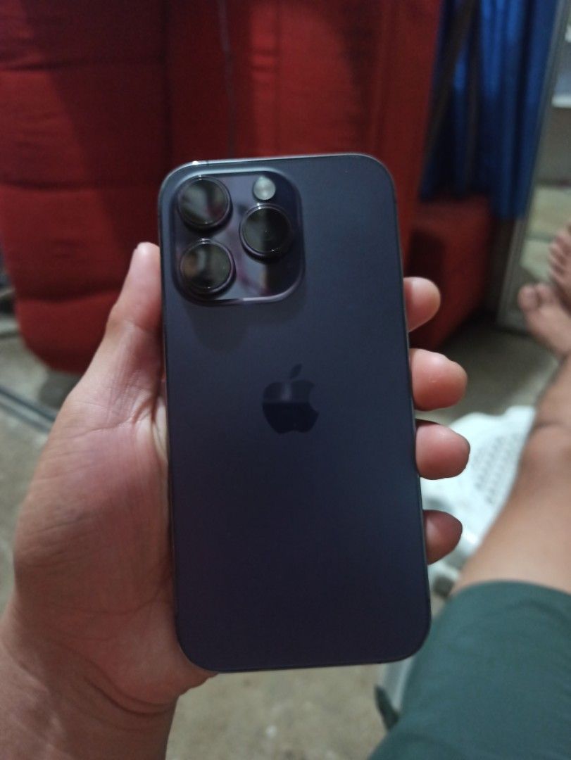 IPHONE 14 PRO (Category: iPhone 14 Series) located in Angono. Submitted by semgabrielle13 (Listing ID 1460023623, Image 1). Description: IPHONE 14 PRO 128 GB NO SIM RESTRICTIONS NO HISTORY OF REPAIR UNLI CHECK / RESET 70% BAT HEALTH MCKINLEY / RIZAL LOCATION.