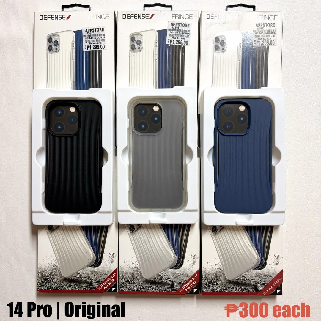 iPhone 14 Pro Branded Case (Category: Cases & Sleeves) located in Quezon City. Submitted by titolotsky (Listing ID 1442924176, Image 1). Description: iPhone 14 Pro Cases • Authentic • Brand New 📍Tandang Sora Qc 📍We ship nationwide For inquiries: Kindly wait po. I’m currently at work and will be available to respond from 5:00 PM onwards. Thank you for understanding!📦 Can ship NATIONWIDE .