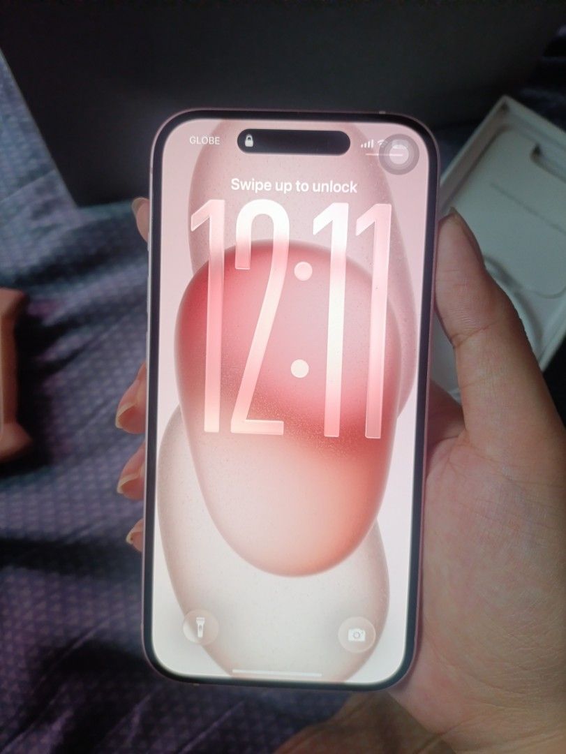 iPhone 15 128GB With Warranty (Category: iPhone 15 Series) located in Manila. Submitted by kayeggz (Listing ID 1459940933, Image 3). Description: iPhone 15 128GB FIXED PRICE ❗️ • 89% Battery Health – Original Battery • Working Face ID • With Warranty • Working True Tone • Any SIM / Factory Unlocked • Unlimited Reset • No History of Repair • Fully Functional • With Box – Same IMEI • Original Apple USB-C Charging Cable • No dents/scratches, like br