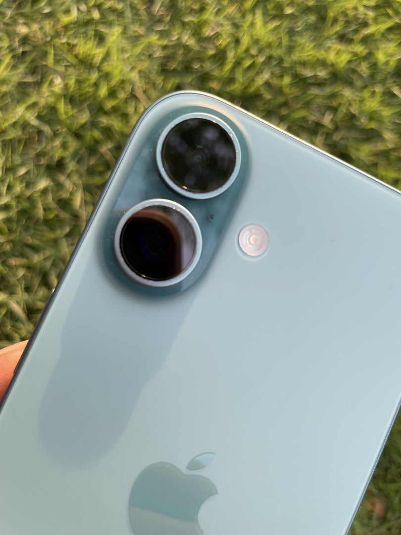 iPhone 16 128gb Teal (Category: iPhone 16 Series) located in Mandaue City. Submitted by nattebayo (Listing ID 1460098077, Image 3). Description: FOR SALE iPhone 16 128GB — Teal Factory Unlocked Original box & cable included Good condition 91% Battery Health Never been repaired No scratches or dents Minimal paint chip on the camera area, barely noticeable Check all you want during the meetup! No hidden issues. Price: 35k Negotiable for sure buyer.