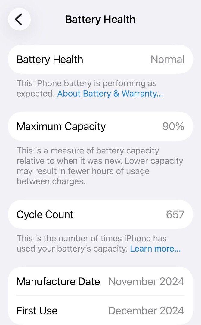 Iphone 16 (Category: iPhone 16 Series) located in Pasig City. Submitted by vt_czar08 (Listing ID 1459929292, Image 2). Description: Hi! Selling Iphone 16 unit (128 GB unit, teal, Esim, no issues, 90% battery) with free used cases & spare tempered glass.
