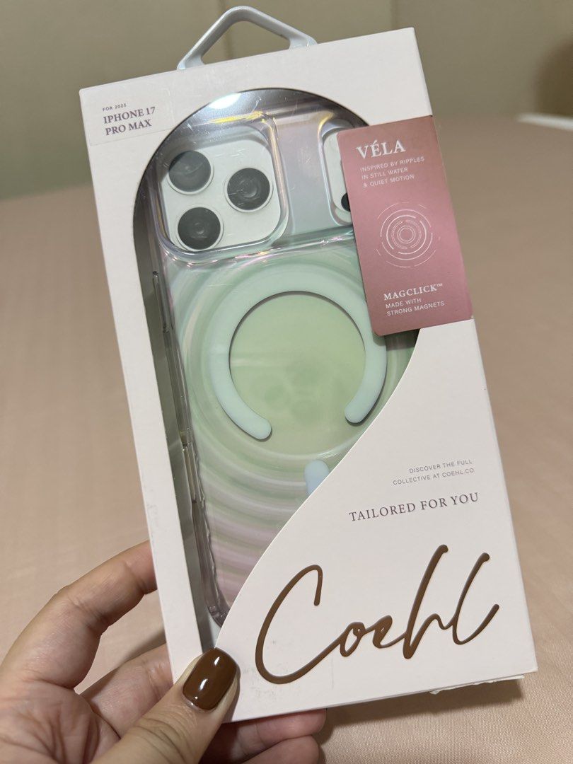 iPhone 17 Pro Max Coehl Case (Category: Cases & Sleeves) located in Quezon City. Submitted by prelovedbybee_ (Listing ID 1459921919, Image 1). Description: Almost new. Coehl Case Orig price: 2,090.