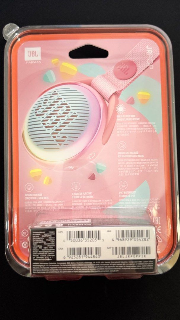 JBL Jr Pop Speakers (Category: Other Accessories) located in Marikina City. Submitted by repurpose_studio (Listing ID 1460013962, Image 2). Description: Original Price at Php 1,399.00 - 1,999.00 Bluetooth Speaker Never Opened Great for Gifts! .