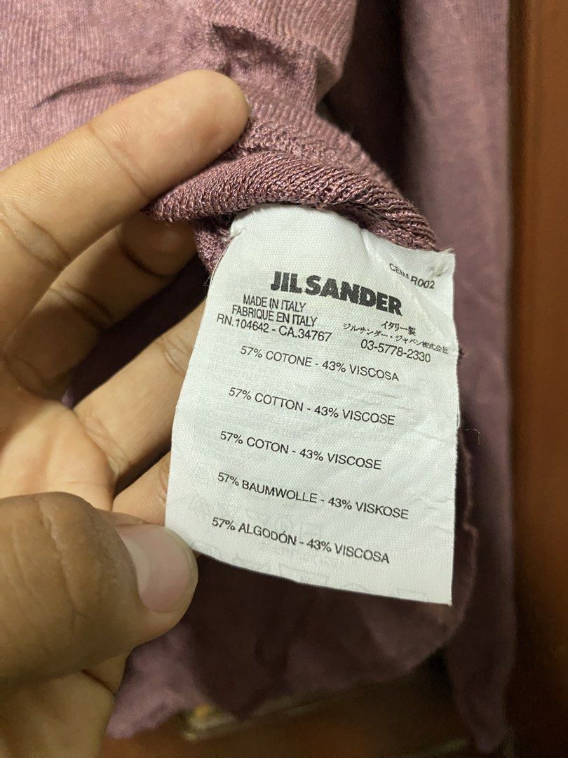 Jil Sander (Category: Longsleeves) located in Davao. Submitted by workmensph (Listing ID 1460083413, Image 3). Description: Jil Sander Womens Top Size Small 16” x 19” Excellent Condition.