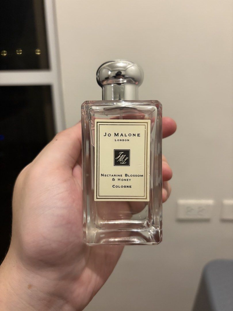 Jo Malone Fragrance Authentic (Category: Fragrance & Deodorants) located in Pasig City. Submitted by seanleonardo (Listing ID 1460083055, Image 1). Description: Jo Malone Fragrance - Nectarine Blossom & Honey Scent - 80% Liquid Left (100ml) - Brand new price is (10k plus) - Unisex Perfume .