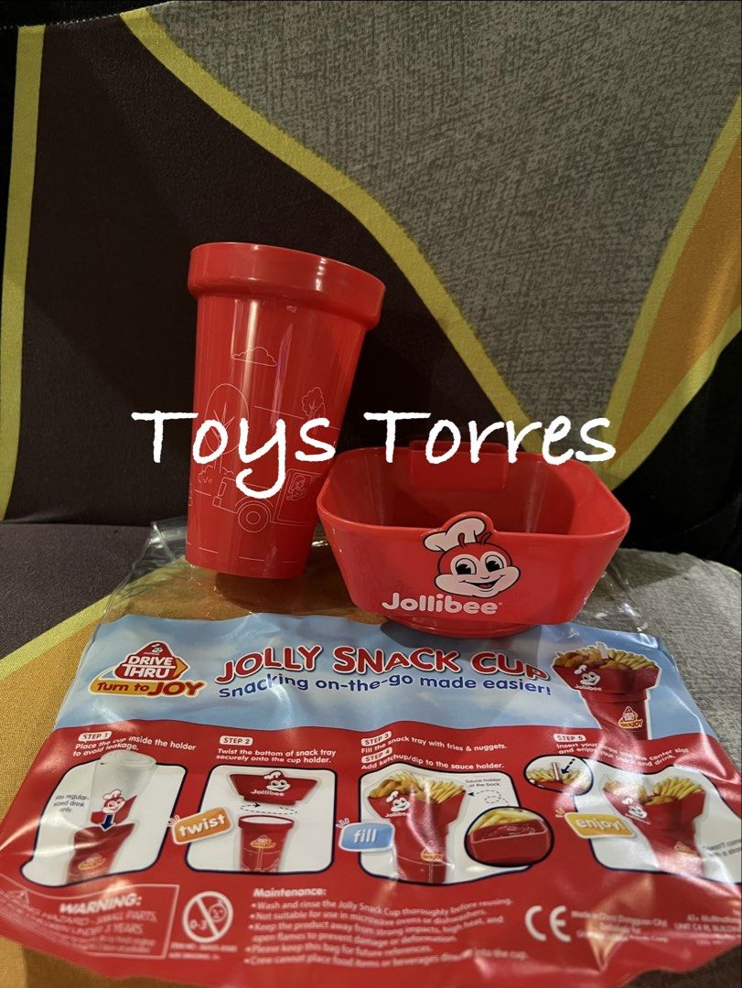 JOLLY SNACK CUP (Limited Edition) (Category: Packaged & Instant Food) located in Manila. Submitted by toystorres07 (Listing ID 1460044946, Image 2). Description: Brand New Authentic from the Jollibee store Already phased out in market (Limited Edition).