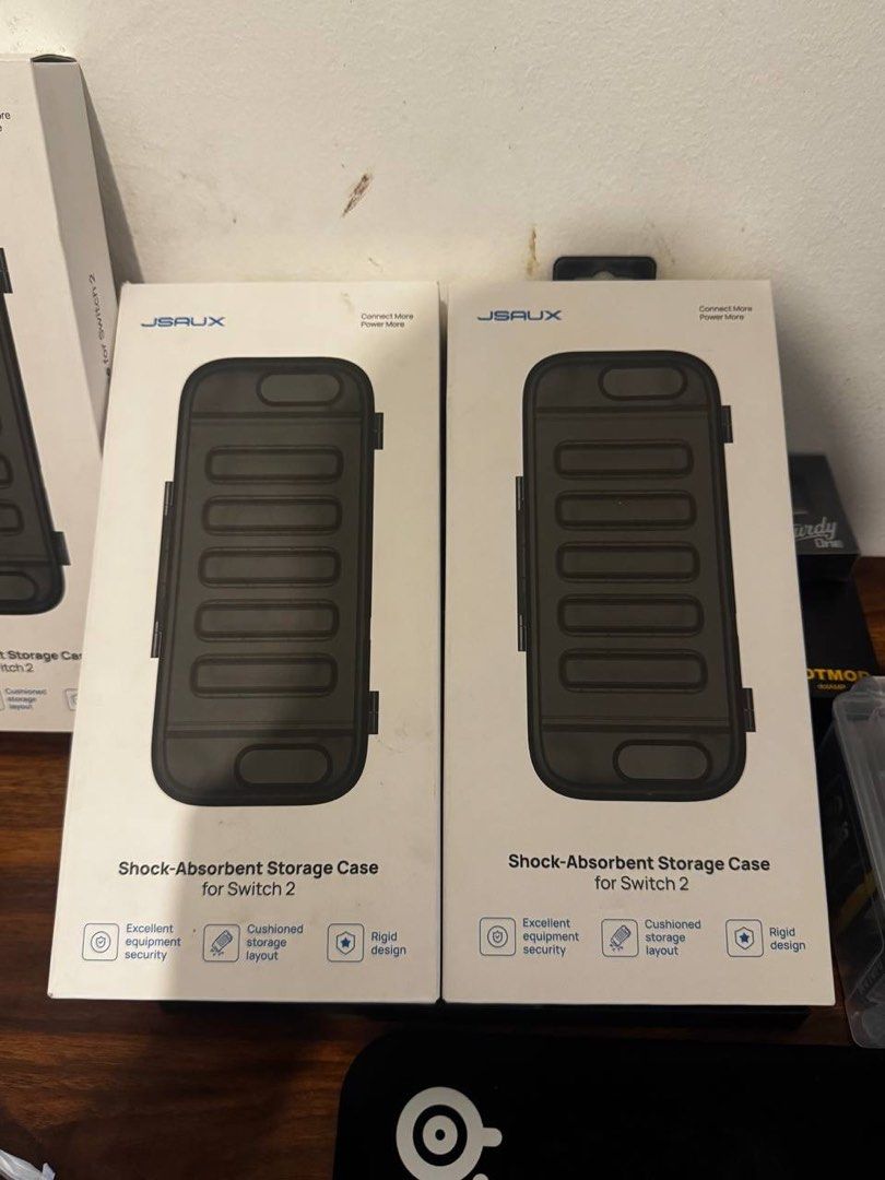 JSAUX Shock-Absorbent Storage Case For Switch 2 (Category: Other Gadgets) located in San Fernando. Submitted by _itsmedani (Listing ID 1459950301, Image 1). Description: JSAUX Shock-Absorbent Storage Case for Switch 2 Brandnew 3pcs Available 499 EACH.