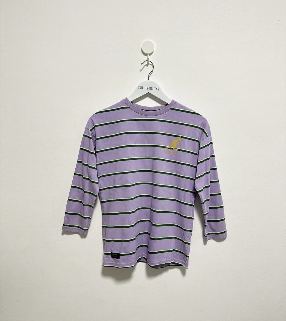 KANGOL 3/4 Sleeves (Category: Longsleeves) located in Marikina City. Submitted by dr_thrifty (Listing ID 1459997822, Image 1). Description: W 18” L 23.5”.