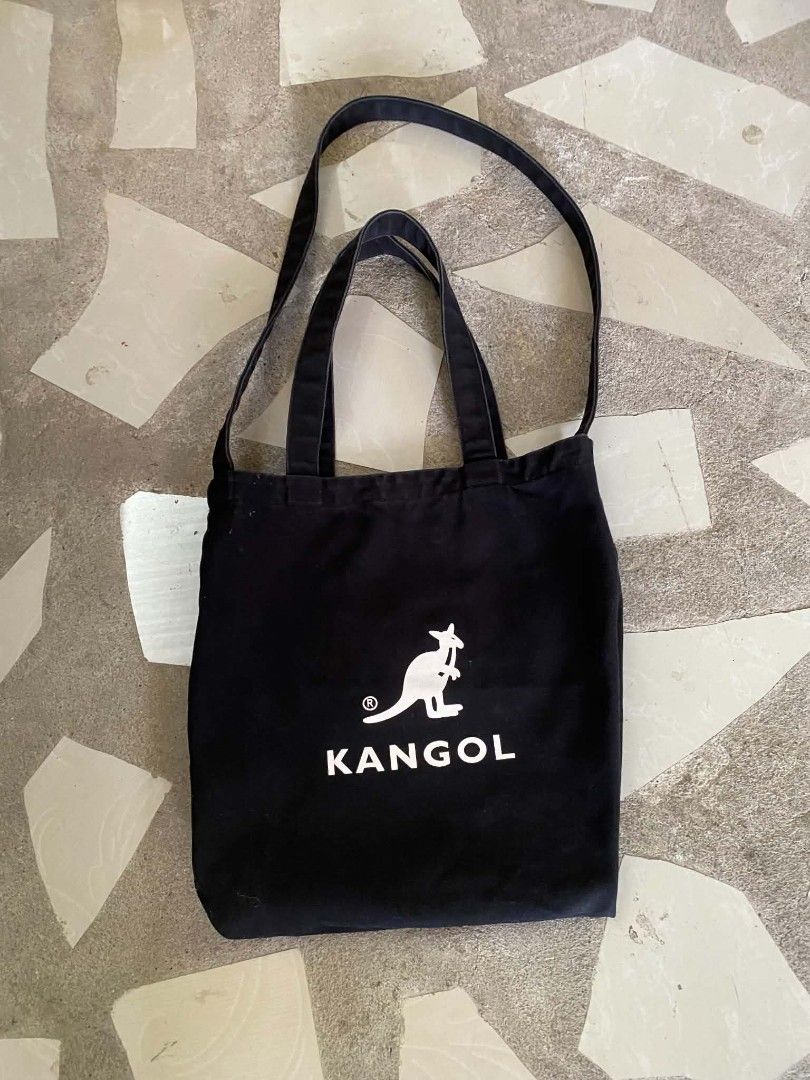 Kangol canvas two-way tote bag (Category: Sling Bags) located in Borongan. Submitted by thrift-real2.0 (Listing ID 1459903440, Image 1). Description: kangol canvas two-way tote bags excellent condition color rate:9.5/10 no issue 450 plus sf.