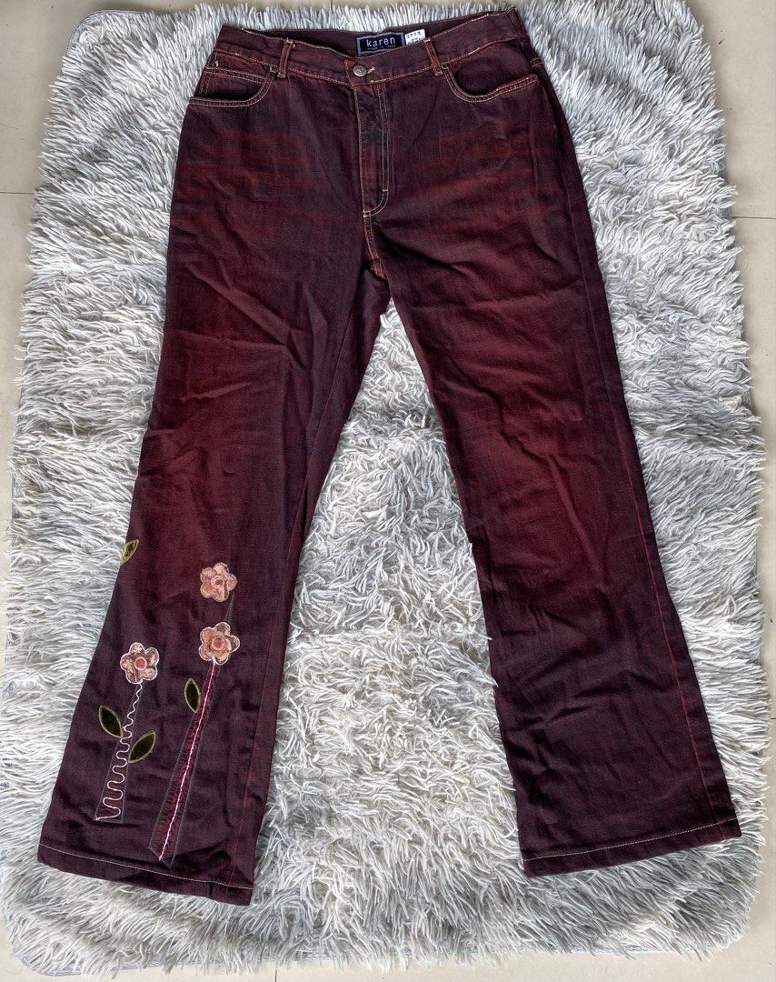 Karen Italy embroidered jeans (Category: Jeans) located in Malaybalay. Submitted by marjurielo67547 (Listing ID 1459930266, Image 1). Description: .