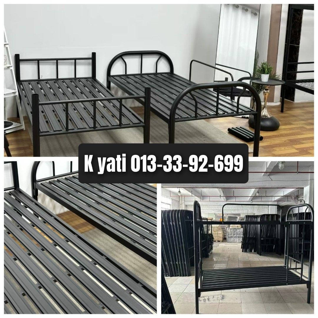 Katil double decker single split (Category: Other Home Decor) located in Shah Alam. Submitted by kedaimurah37438 (Listing ID 1459951775, Image 1). Description: katil double decker single baru split kukuh harga pickup RM 350 borong RM 400 unit pos pickup hantar k yati 013-33-92-699 pickup kedai murah murah no 23 jln teras jernang 27 shah alam.