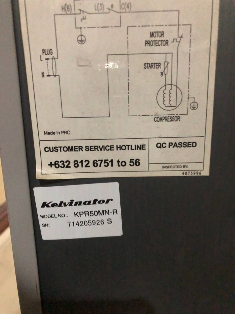 Kelvinator KPR50MN-R Refrigerator (Category: Refrigerators and Freezers) located in Mandaluyong City. Submitted by jermainew28 (Listing ID 1460105121, Image 2). Description: Tested working. Used only for 6 months then hindi na po ginamit kasi hindi na need. Pickup only.