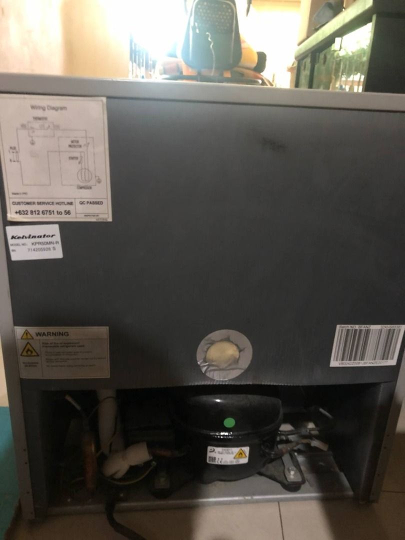 Kelvinator KPR50MN-R Refrigerator (Category: Refrigerators and Freezers) located in Mandaluyong City. Submitted by jermainew28 (Listing ID 1460105121, Image 3). Description: Tested working. Used only for 6 months then hindi na po ginamit kasi hindi na need. Pickup only.