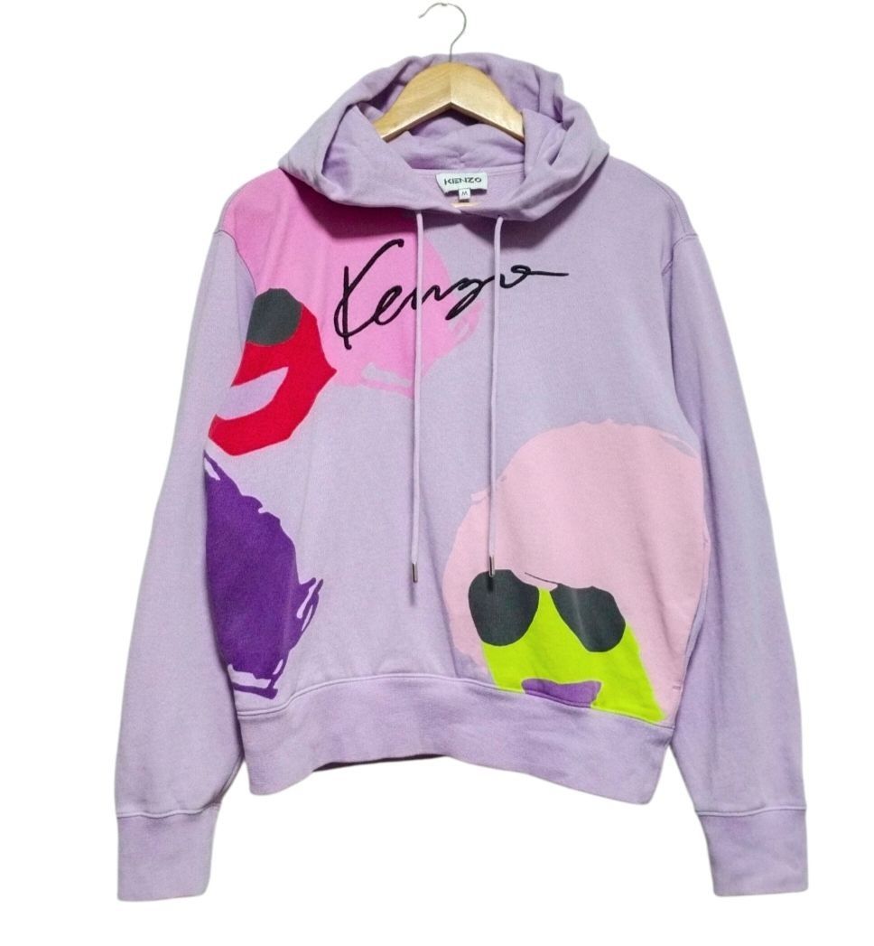 Kenzo Hoodie (Category: Coats, Jackets and Outerwear) located in Caloocan City. Submitted by modishthriftstore (Listing ID 1460026186, Image 2). Description: No low Ballers Medium size will fit up to Large or Small size 21 inches chest width Loc: Rainbow Village 5 North Caloocan Lalamove or J&T shipping.