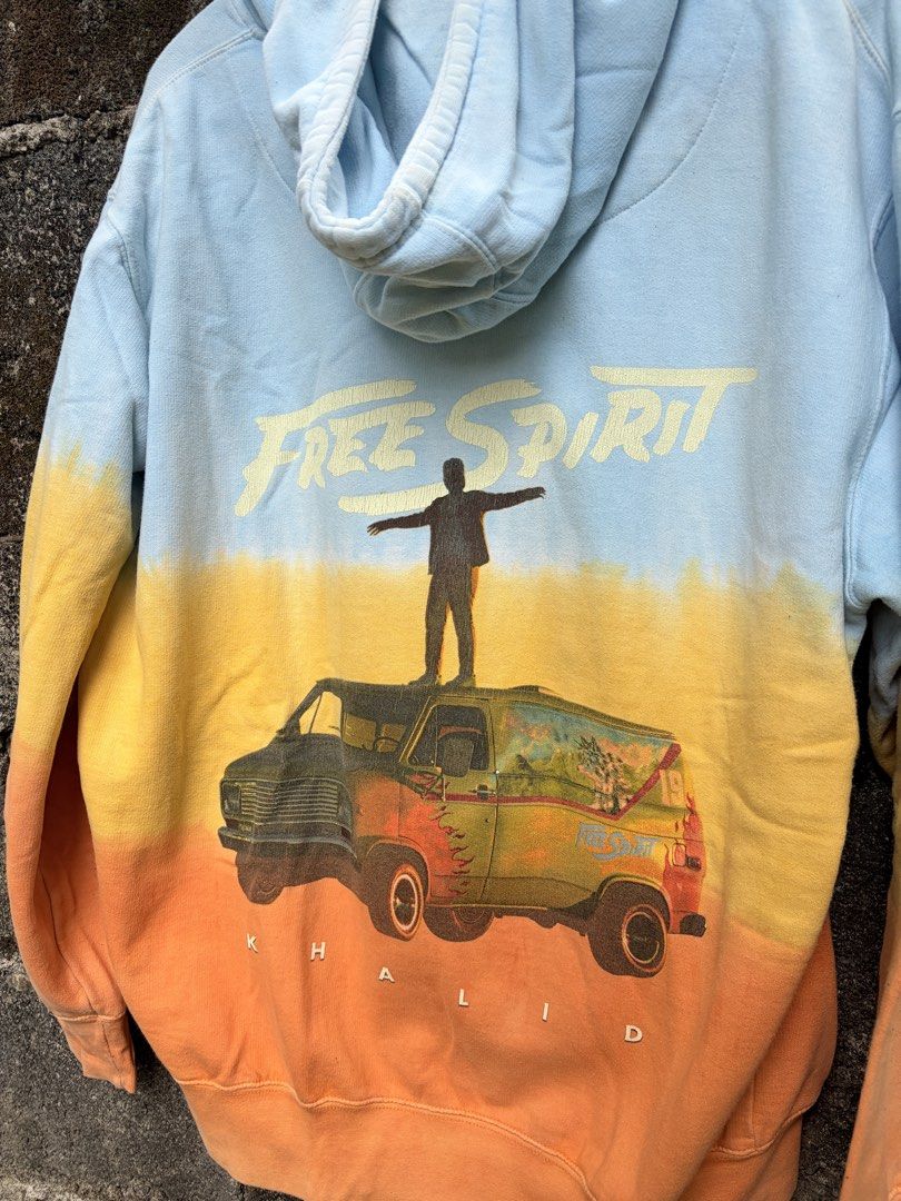 Khalid “Free Spirit” Hoodie (Category: Coats, Jackets and Outerwear) located in Abuyog. Submitted by garments.sl (Listing ID 1459957303, Image 3). Description: Khalid “Free Spirit” Hoodie XL 24w 27-29l Authentic Rare.