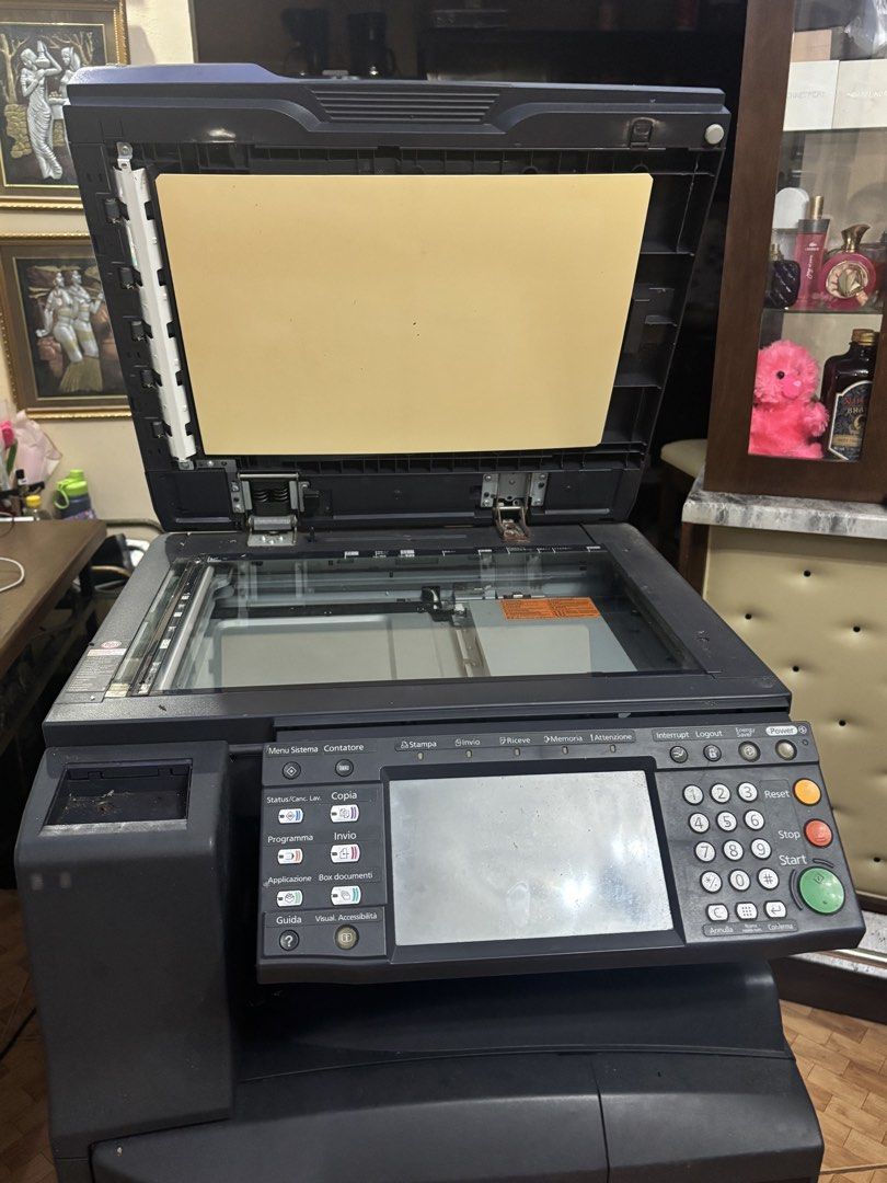 KYOCERA TASK Alfa300i (Category: Office & Business Technology) located in Cavite. Submitted by havayanna.16 (Listing ID 1459991829, Image 3). Description: Bought this before pandemic (80,000) Due to the event we cannot use this anymore and stock at our home. Honest Issues: - Screen Stock on Welcome - Rust on metal areas Can sell this to a technician or for parts. Buy at your own risk. Location is Alfonso, Cavite You can pick it up or delivery .