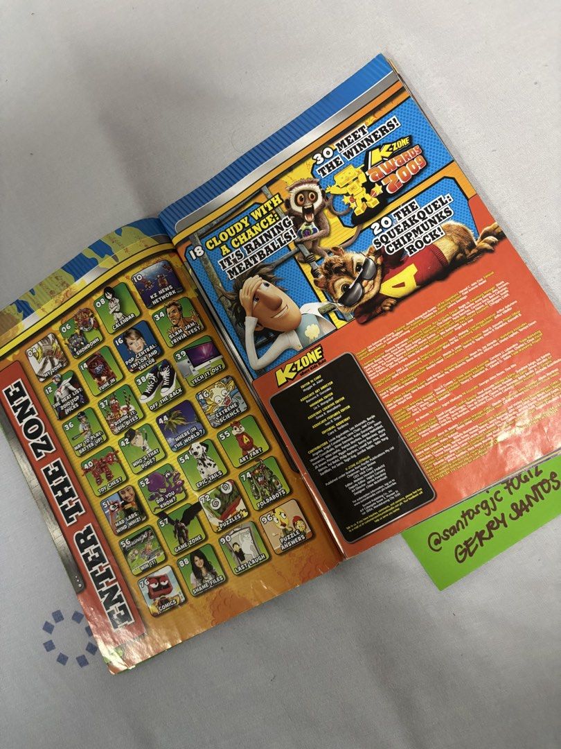 K-Zone Magazine - January 2010 Issue (Category: Comics & Manga) located in Taytay. Submitted by santosgjc70612 (Listing ID 1460019150, Image 2). Description: 8/10 condition No loose pages inside Slightly torn cover page on stapled areas Few creases on some pages.