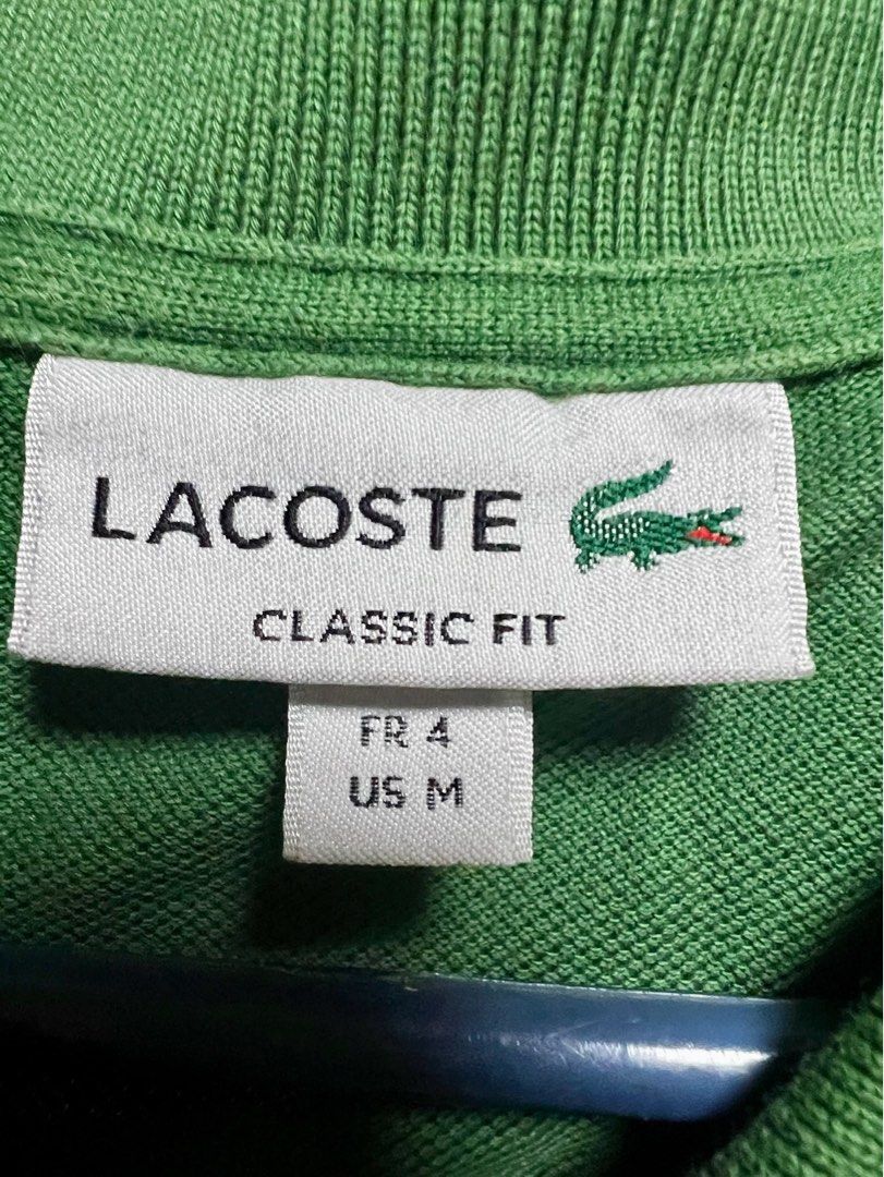 Lacoste Classic Fit - Green (Category: Tshirts & Polo Shirts ) located in Rizal. Submitted by miss2lyps (Listing ID 1459961688, Image 3). Description: - complete buttons, no discoloration, no holes. - with signs of usage but still wearable..