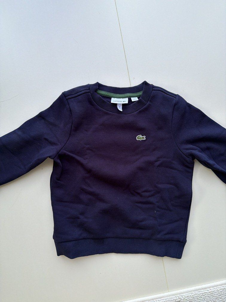 Lacoste Kids Sweater 4Y (Category: Babies & Kids Fashion) located in Tagbilaran City. Submitted by lovedbysjc330 (Listing ID 1459980826, Image 3). Description: .