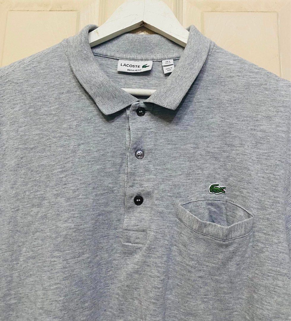 Lacoste Polo Shirt (Category: Tshirts & Polo Shirts ) located in Angeles City. Submitted by bashthriftstuff123 (Listing ID 1460000018, Image 2). Description: Lacoste Polo Shirt •Size : XL on tag best fit large to xl •Width 22 •Length 29 •Verygood condi •No issue 810 + sf.