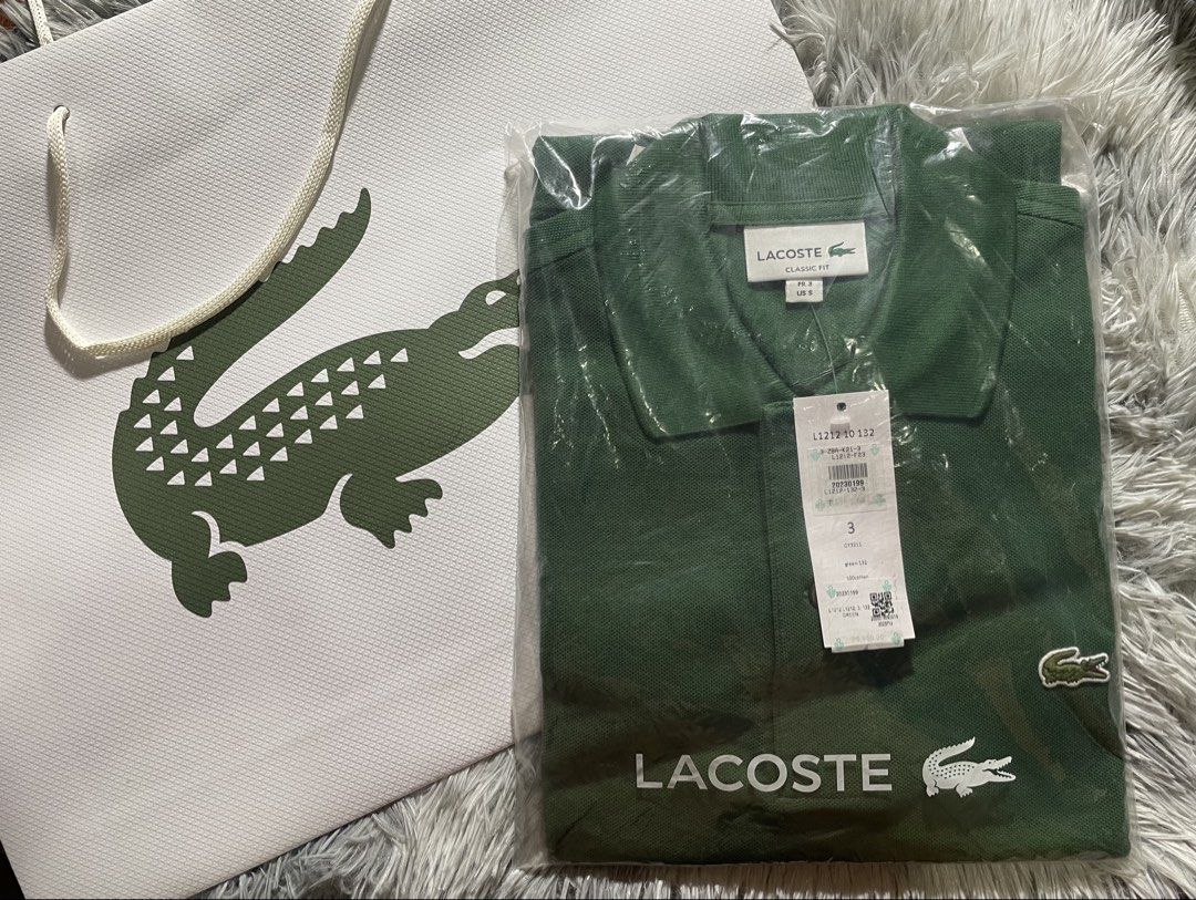 Lacoste Polo Shirt Dark Green (Category: Tshirts & Polo Shirts ) located in Manila. Submitted by siahboyyy (Listing ID 1460003574, Image 1). Description: Original Lacoste L12.12 Polo Shirt Brand New FR3 (Small) 20x27 Php 3,700 each MEET UP/LALAMOVE/ LBC 📍 Sta Cruz Manila.
