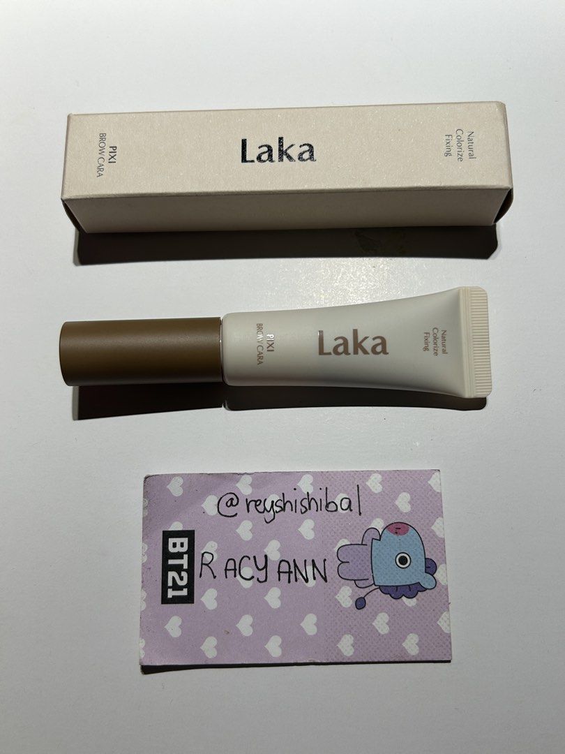 Laka Pixi Brow mascara 03 Chestnut (Category: Makeup) located in Rizal. Submitted by reyshishibal (Listing ID 1460082500, Image 1). Description: SHADE: 03 Chestnut.