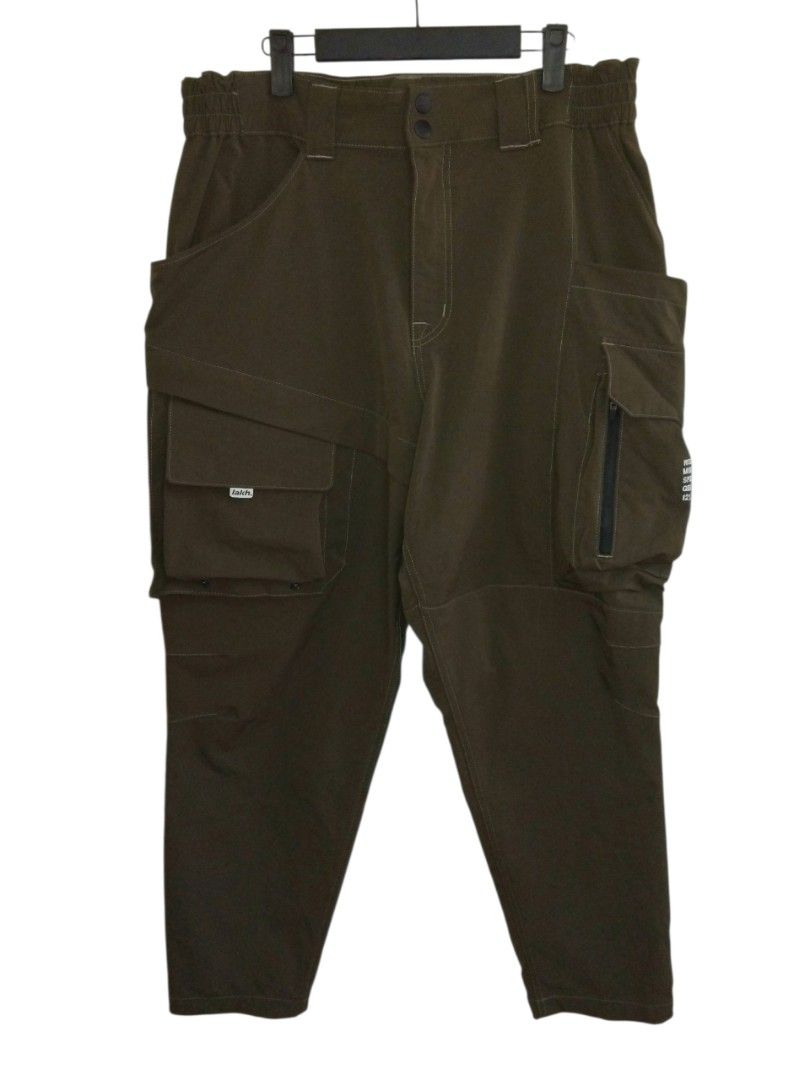 Lakh x Wisdom Assymetry Multipocket Utility Pants (Category: Trousers) located in Pasig City. Submitted by hustlexcurate (Listing ID 1459929534, Image 1). Description: Lakh x Wisdom Assymetry Multipocket Utility Pants Size LARGE Dimensions; Waist: 34-36 inches Lenght: 42 inches Leg Opening: 8 inches.