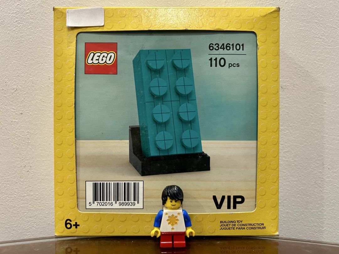 LEGO 6346101 — Buildable 2x4 Teal Brick (Category: Lego & Building Sets) located in Pasig City. Submitted by nobrainer.deals (Listing ID 1459916942, Image 1). Description: LEGO 6346101 Buildable 2x4 Teal Brick – 110 pcs | 2020. Oversized teal LEGO brick display model and a LEGO VIP exclusive promotional set. A fun collectible for LEGO fans and display collectors. *** 'Pinoy' minifigure is for size reference only and is not included. ***.