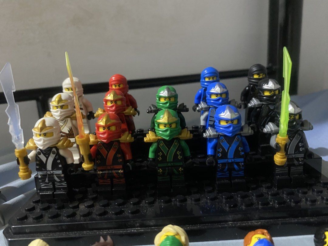 LEGO Ninjago Minifigures Lot - Various Characters (Category: Lego & Building Sets) located in Manila. Submitted by jayem09 (Listing ID 1460084758, Image 2). Description: - Collection of LEGO Ninjago minifigures - Includes several main characters - Comes with accessories, some figures have weapons - All pieces are from the official Ninjago series - Ideal for Ninjago fans and collectors - Sold as a complete lot.