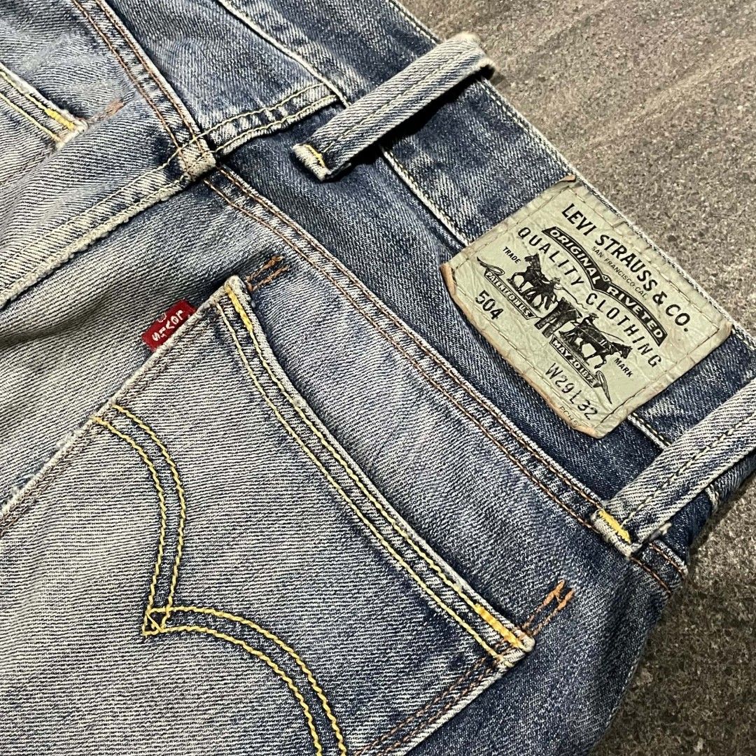 Levis 504 (Category: Activewear) located in Marikina City. Submitted by veenluke (Listing ID 1460042667, Image 3). Description: levis 504 Dm for interested Size 29 Fit 30 Length 40 Hem 7.5.